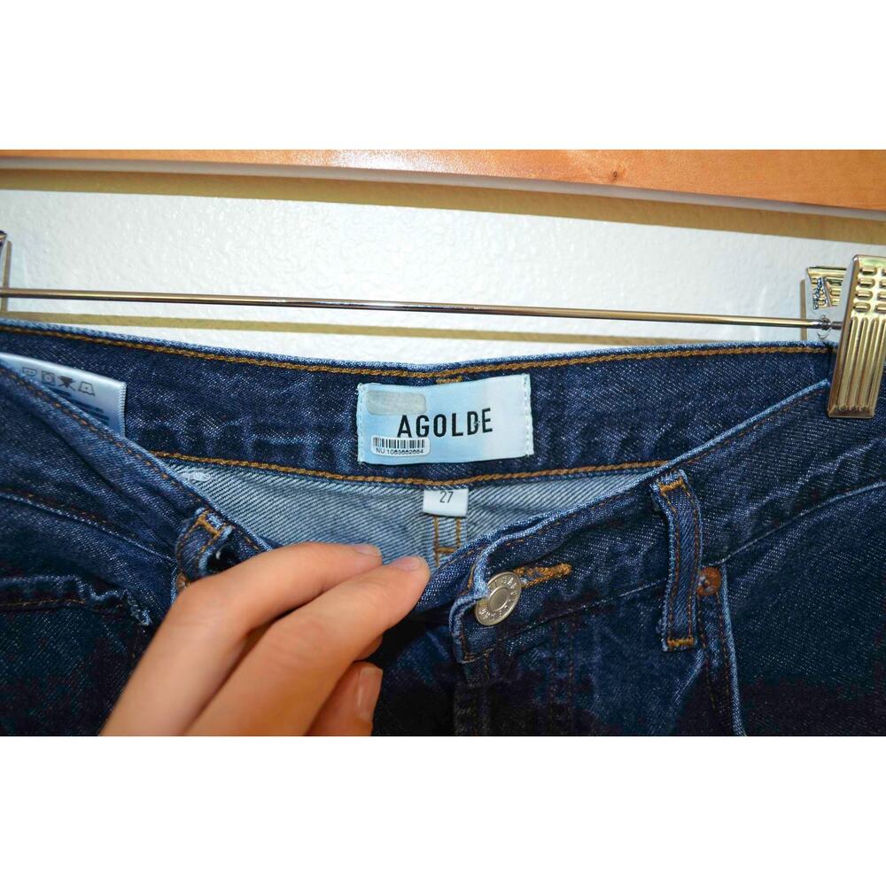 Agolde Ren High Rise Wide Leg Jeans Size 27 - Picture 2 of 4